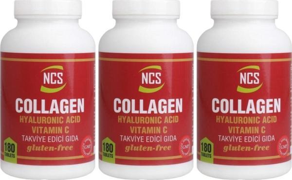 Ncs Hidrolize Collagen 3 Kutu 540 Tablet Hyaluronic Acid - Image 1
