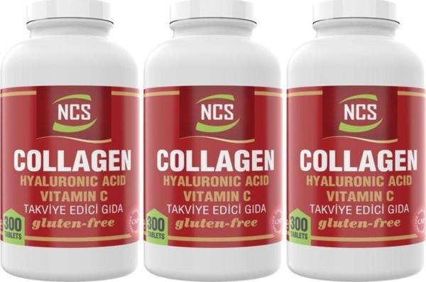 Ncs Hidrolize Collagen 3 Kutu 900 Tablet Hyaluronic Acid C Vitamini - Image 1