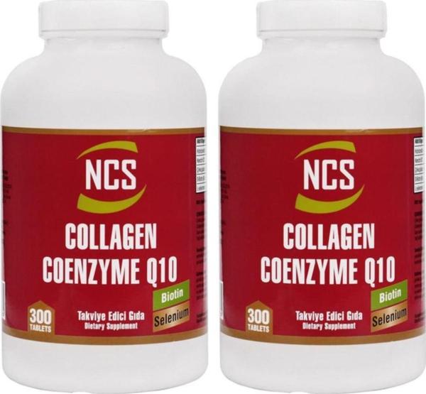 Ncs Hidrolize Collagen Coenzyme Q10 Biotin Zinc Selenium 300 Tablet X 2 Adet - Image 1