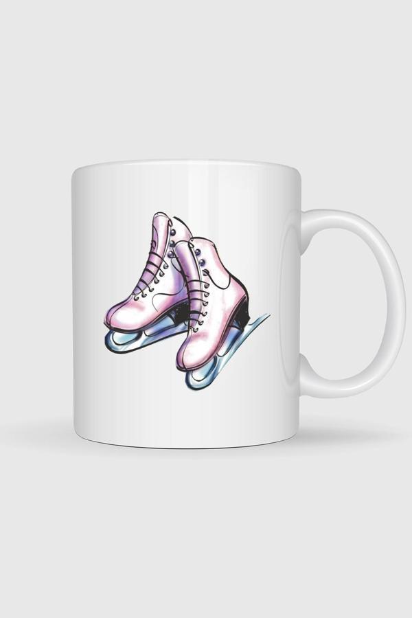  Buz Pateni Tasarımlı Kupa Bardak - Image 1