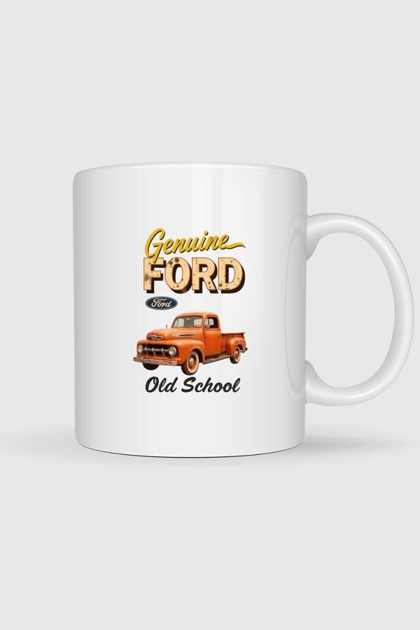  Ford Genuine Old School Kamyonet Tasarımlı Kupa Bardak - Image 1