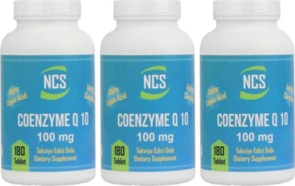 Ncs Coenzyme Q-10 100 Mg 180 Tablet X 3 Adet - Image 1