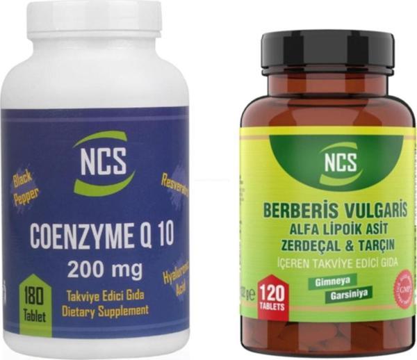 Ncs Coenzyme Q10 200 Mg 180 Tablet Berberis Vulgaris 120 Tablet - Image 1