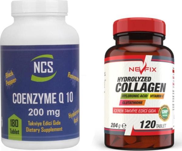 Ncs Coenzyme Q-10 200 Mg 180 Tablet Collagen 1000 Mg 120 Tablet - Image 1