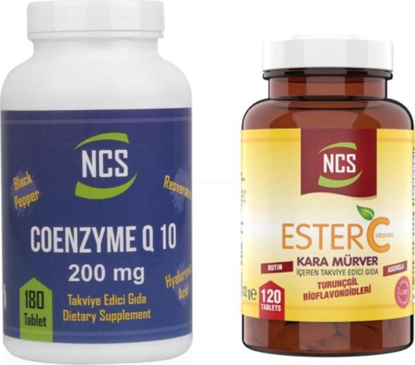 Ncs Coenzyme Q10 200 Mg 180 Tablet Ester C 1000 Mg 120 Tablet - Image 1
