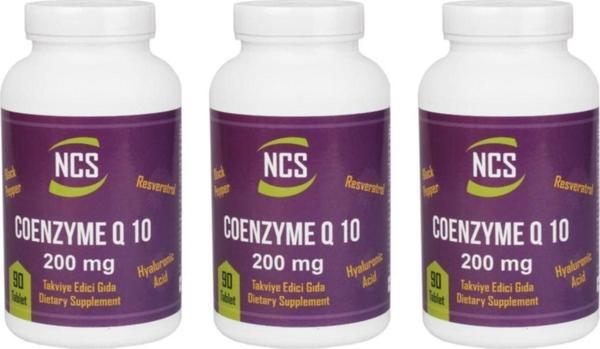 Ncs Coenzyme Q10 200 Mg 3 Kutu 270 Tablet Resveratrol - Image 1