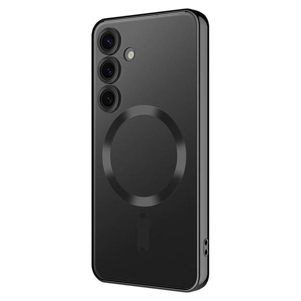 Galaxy S24 Plus Kılıf Kamera Korumalı M-safe Wireless Şarj Özellikli Zore Demre Kapak - Image 1