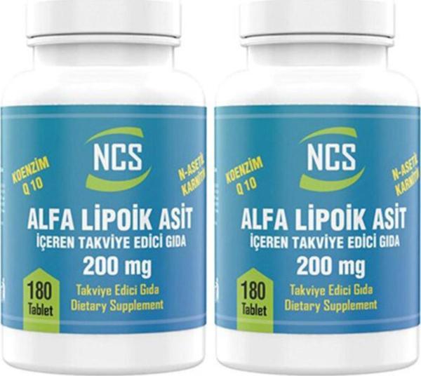 Ncs L-Carnitine Alpha Lipoic Acid Koenzim Q10 180 Tablet 2 Kutu - Image 1