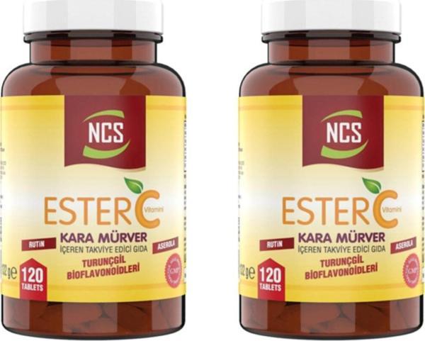 Ncs Ester C Vitamini 1000 Mg 120 Tablet X 2 Kutu 240 Tablet - Image 1