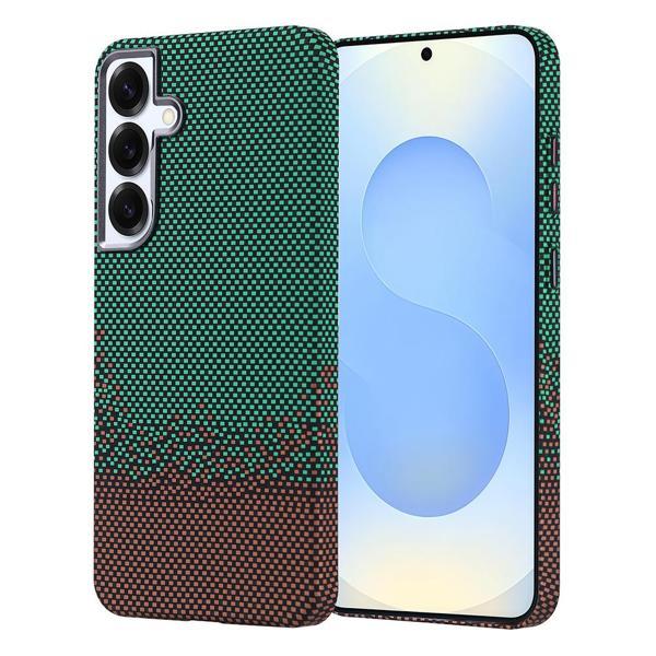 Galaxy S24 Plus Kılıf M-safe Şarj Özellikli Karbon Fiber Görünümlü Zore Nekst Kapak - Image 1