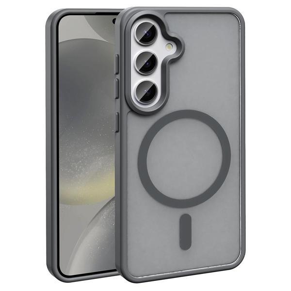 Galaxy S24 FE Kılıf M-safe Şarj Özellikli Mat Arka Yüzey Zore Sio Kapak - Image 1