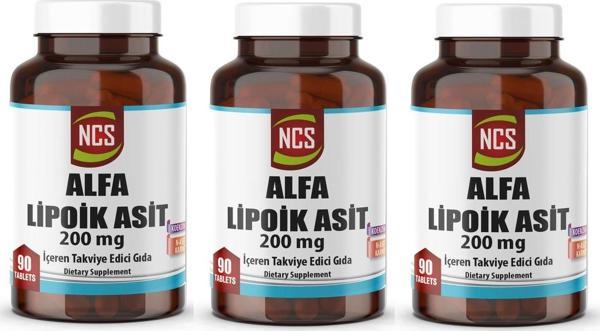 Ncs L-Carnitine Alpha Lipoic Acid Koenzim Q10 90 Tablet 3 Kutu - Image 1