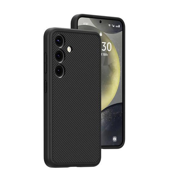 Galaxy S24 Plus Kılıf M-safe Şarj Özellikli Karbon Fiber Görünümlü Zore T-Karbon Kapak - Image 1