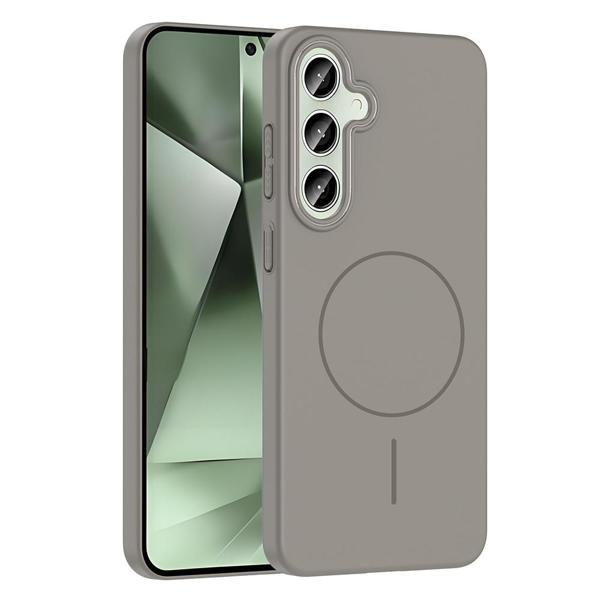 Galaxy S24 Plus Kılıf M-safe Şarj Özellikli Zore Ruby Sert Kapak - Image 1