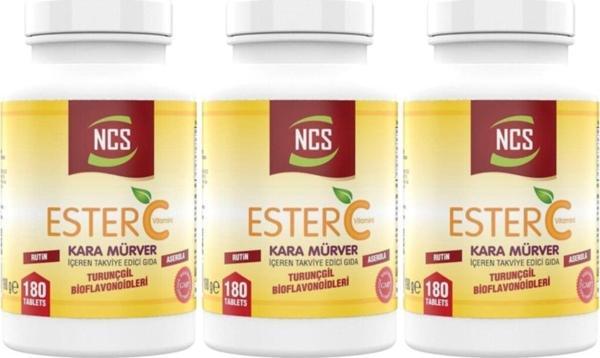 Ncs Ester C Vitamini 1000 Mg 3 Adet 180 Tablet - Image 1