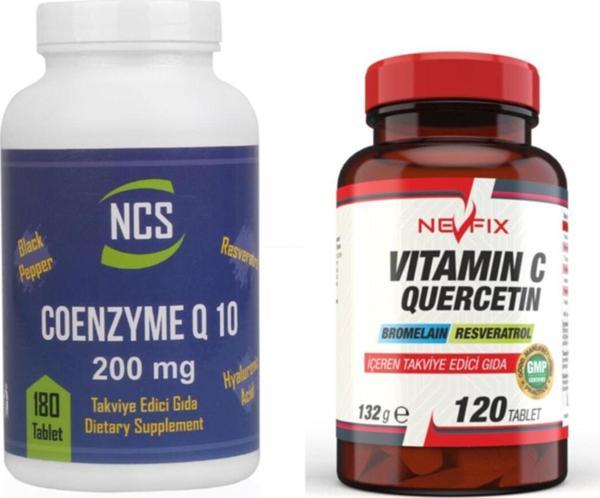 Ncs Vitamin C 1000 Mg 120 Tablet Coenzyme Q-10 200 Mg 180 Tablet - Image 1