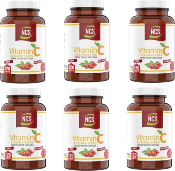 Ncs Vitamin C 1000 Mg Beta Glucan 120 Tablet X 6 Kutu 720Tablet - Image 1