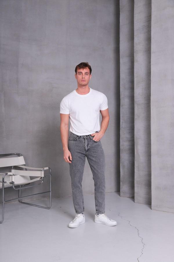 Noxter Erkek Boyfriend Kot Pantolon - Image 1