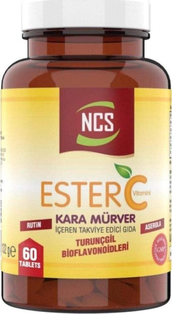 Ncs Ester C Vitamini 500 Mg Kara Mürver 60 Tablet Vitamin C - Image 1