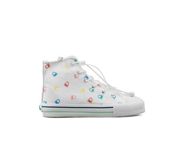 Benetton Bn 30183 19 Beyaz Çocuk Günlük Ayakkabı BN-30183-19-BEYAZ Beyaz - Image 1