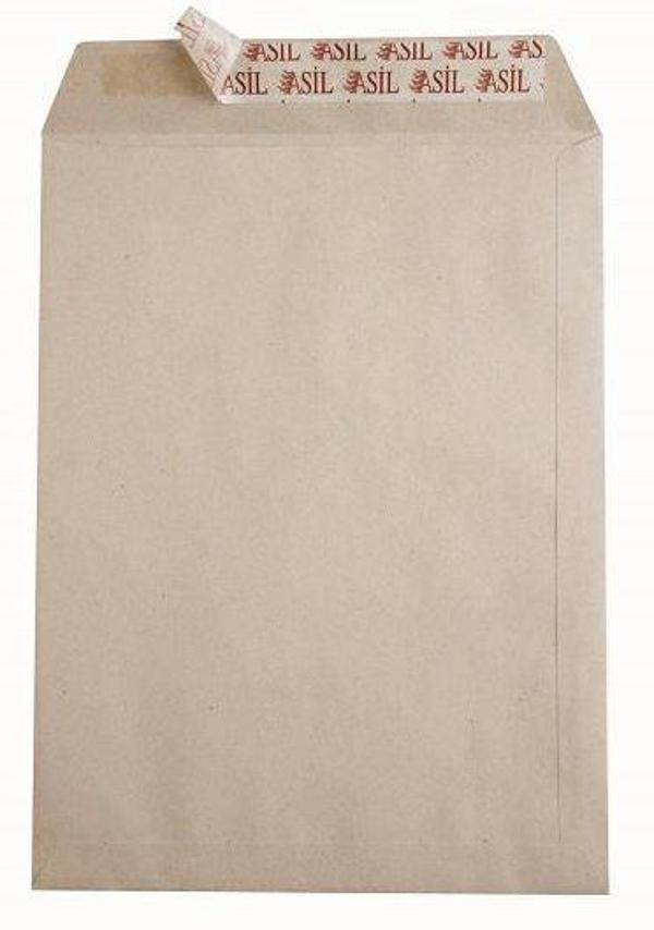 ASİL 17X25 TORBA ZARF KRAFT 90GR SLİKON 50'Lİ - Image 1