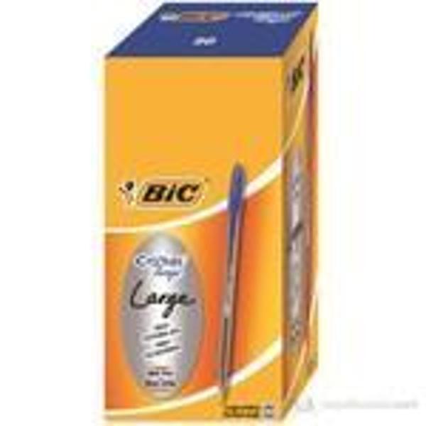 BİC CRİSTAL LARGE TÜKENMEZ KALEM MAVİ 50 Lİ - Image 1