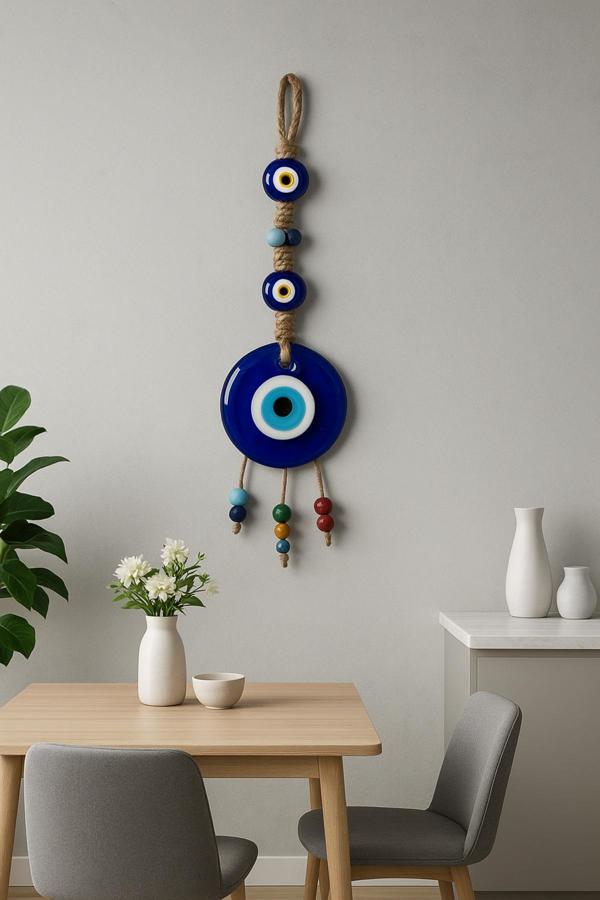 Nevce Store Nazar Boncuğu Duvar Süsü - Büyük Boy - Hediyelik - Şık Ev Ofis Aksesuarı - Dekoratif - Image 1