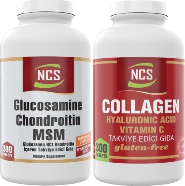 Ncs Glucosamine Chondroitin Msm Hyaluronic Acid 300 Tablet Hidrolize Collagen Cvit 300 Tablet - Image 1