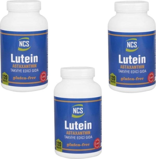 Ncs Lutein 15 Mg Astaxanthin (Astaksantin) 12 Mg 120 Tablet 3 Kutu - Image 1