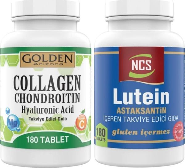 Ncs Lutein 180 Tablet Golden Arizona Collagen 180 Tablet Magnezyum Sitrat Kolajen Tip 1-2-3 - Image 1