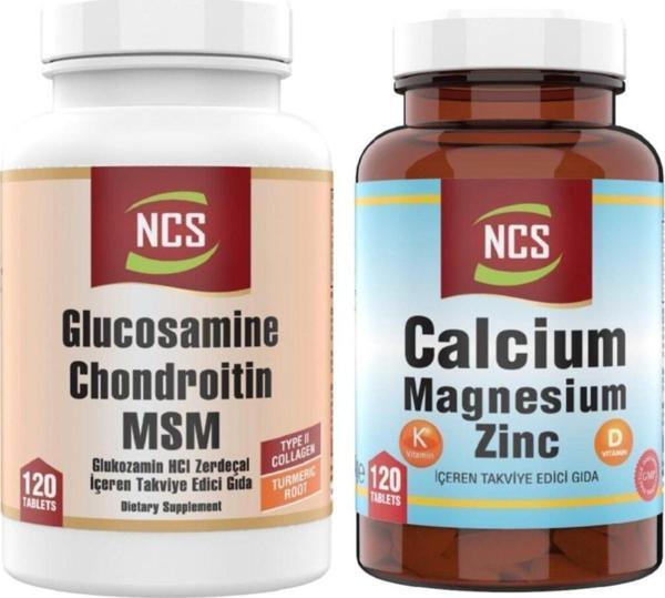 Ncs Glucosamine Type 2 120 Tablet Calcium Magnesium 120 Tablet - Image 1