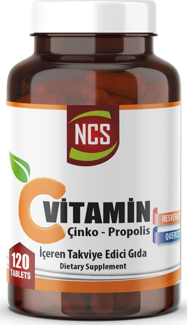Ncs Vitamin C Çinko Propolis Bromelian Çinko Vitamin D 120 Tablet - Image 1