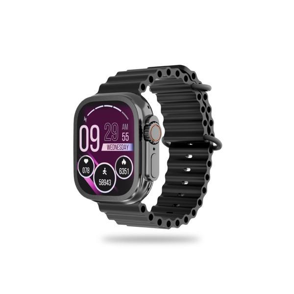 Polosmart PSSW21 2.01" Dokunmatik Ekranlı Akıllı Saat Titreşimli, Mikrofonlu, Adım Sayarlı Siyah - Image 1