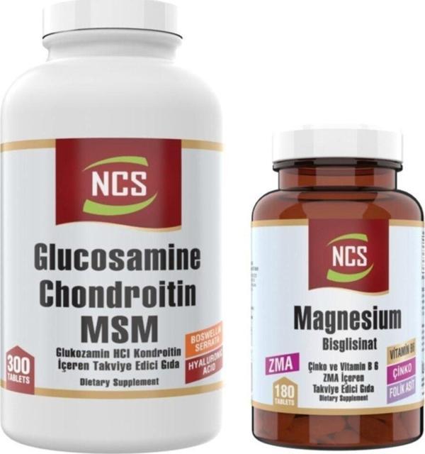 Ncs Magnesium Çinko Vitaminb6 180 Tablet+Glucosamine 300 Tablet - Image 1