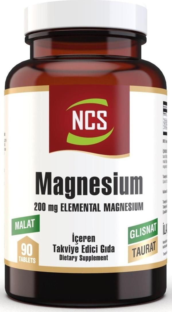 Ncs Magnesium Magnezyum Malat Glisinat Taurat 90 Tablet - Image 1