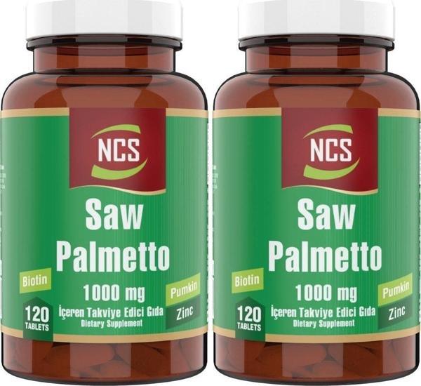 Ncs Saw Palmetto 1000 Mg 2 Kutu 240 Tablet Pumpkin Zinc Destekli Formül - Image 1