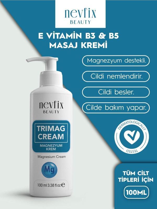 Nevfix Beauty Trimag Magnezyum Msm Krem 100 Ml Emilimi Yüksek - Image 1