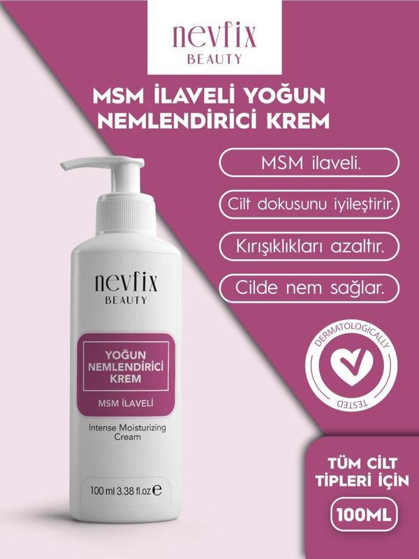 Nevfix Beauty Yoğun Nemlendirici Msm Ilaveli Krem 100 Ml - Image 1