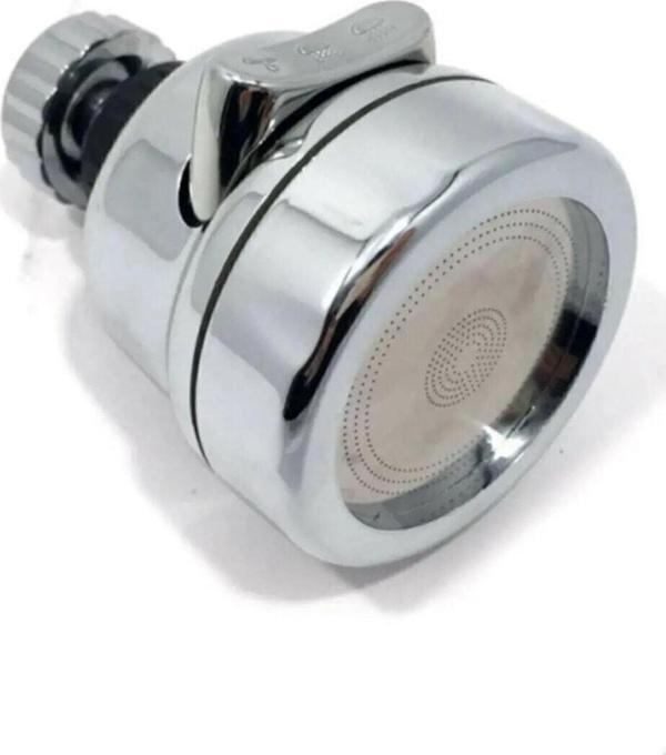 En Uygun Tesisat Krom Üç Fonksiyonlu 360° Oynar  Tasarruflu Musluk Başlığı - Image 1