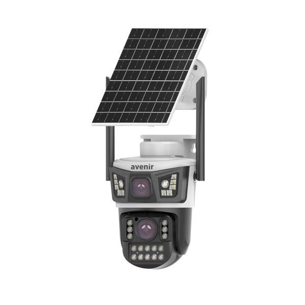AV-S425 4MP 2 Kameralı Solar PTZ 4G Sim Kartlı Kamera - Image 1