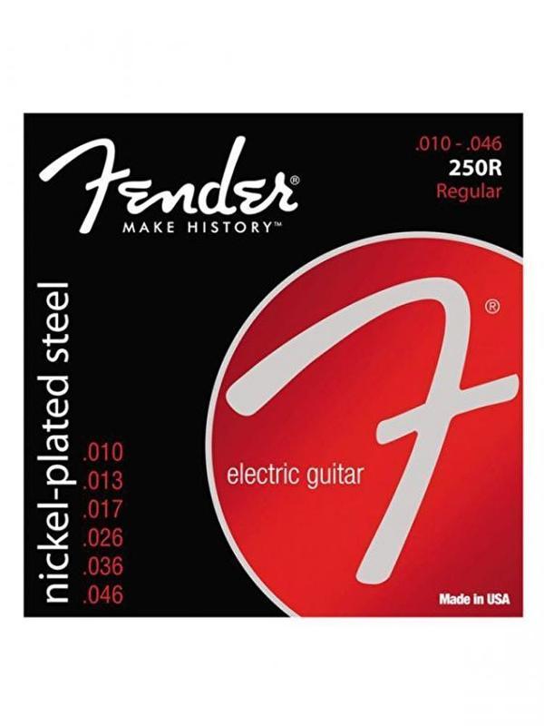 Fender Super 250R NPS Ball End .010-.046 3lü Paket Elektro Gitar Teli - Image 1