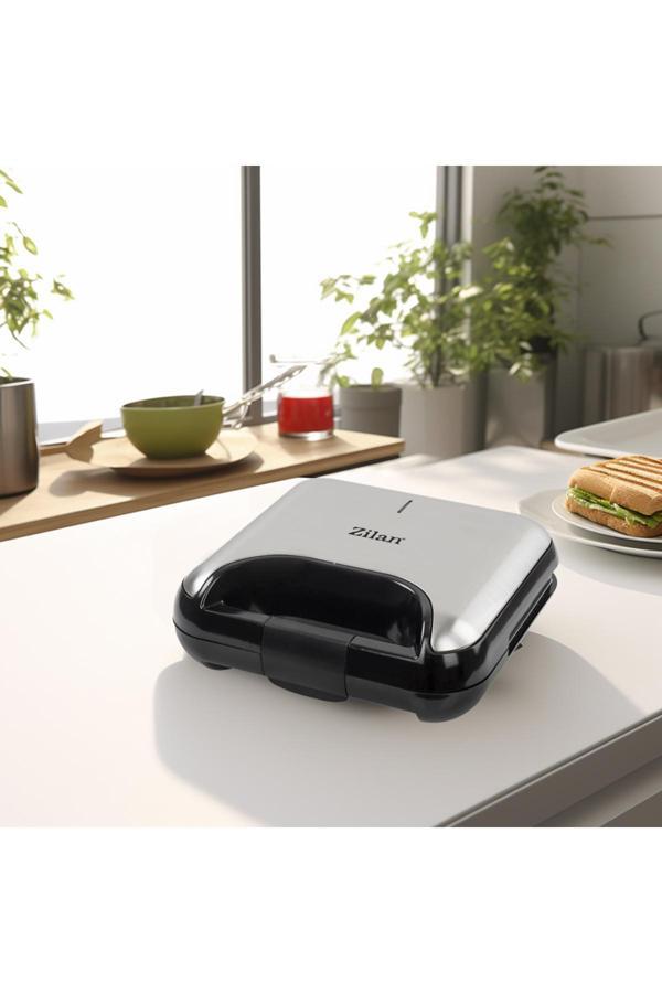 Zln3932 | 5 In 1 Tost Ve Sandviç Makinesi | Değiştirilebilir Plaka | Tost Izgara Waffle Sandviç - Image 1