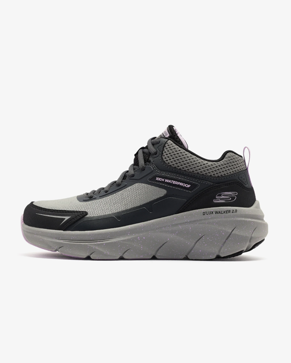 Skechers D'lux Walker 2.0 - Rain Check 150089 LGMT Kadın Gri Spor Ayakkabı %100 su geçirmez - Image 1