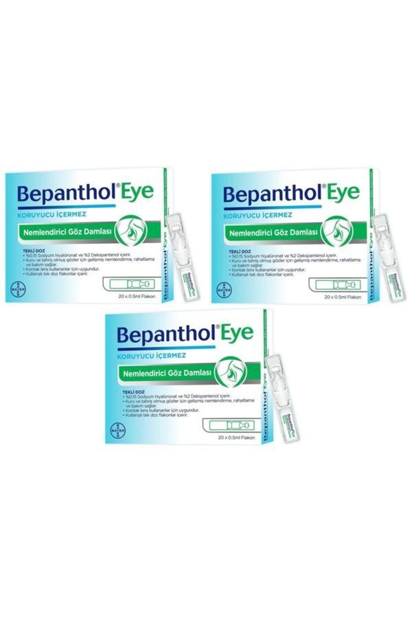 Bepanthol Eye Göz Damlası 0,5 ml X 20 Flakon 3 Adet - Image 1