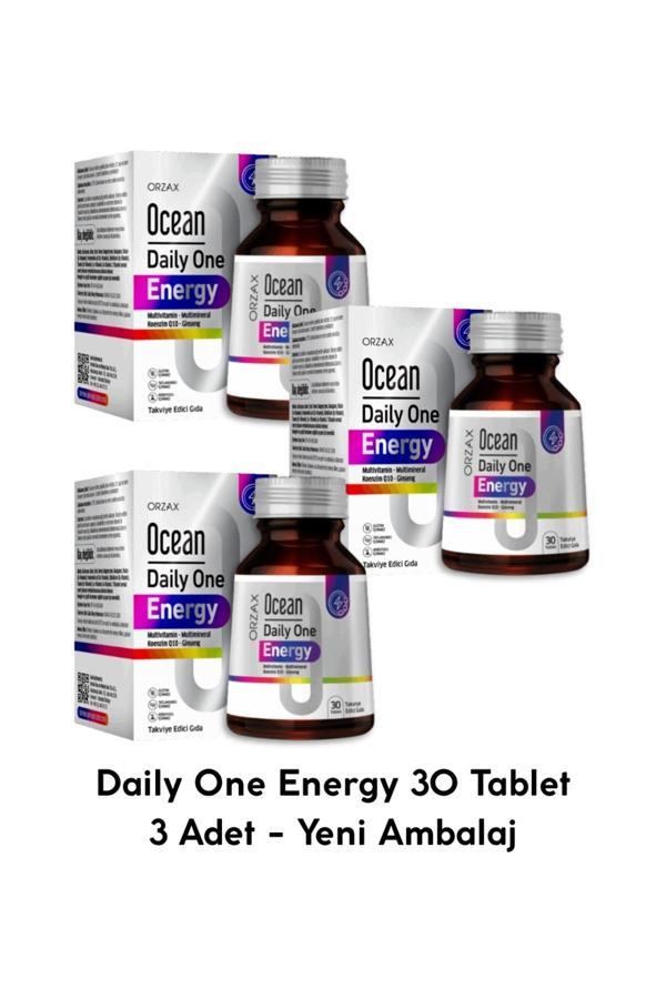 Daily One Energy 30 Tablet 3 Adet - Yeni Ambalaj - Image 1