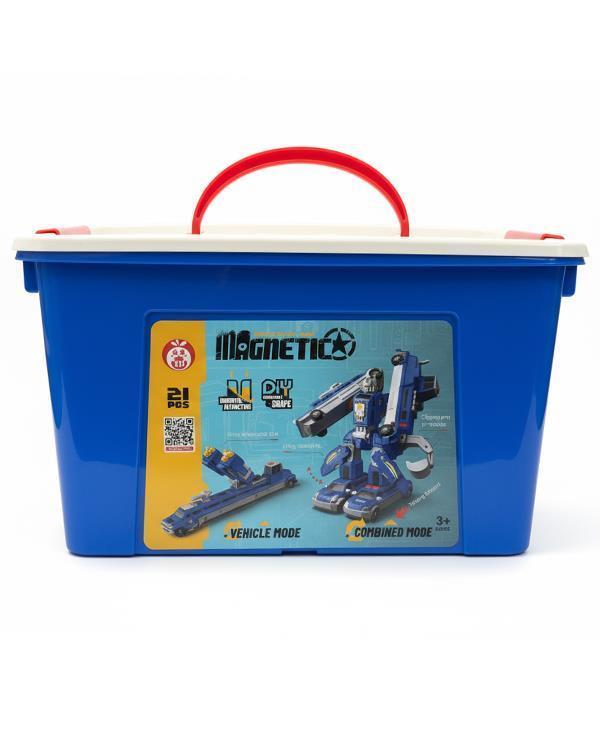 Kızılkaya Mıknatıslı Transformers Polis Seti XH8690 - Image 1