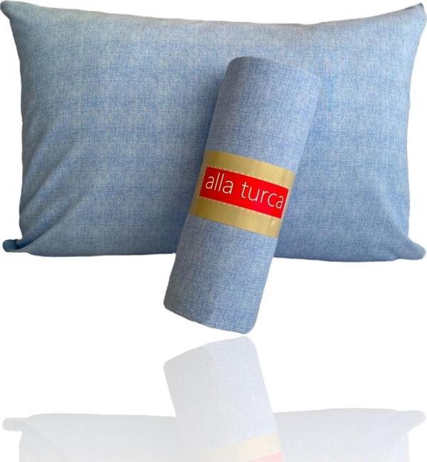Alla Turca Allaturca Eco 100*200 Fıtted - Lastikli Çarşaf Set-Bebe Mavi - Image 1