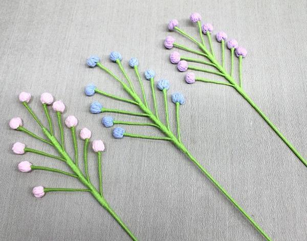 MDB El Örgüsü Dekoratif Tomurcuk Çiçeği - Image 1