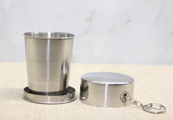 MDB Katlanabilir Tekli Paslanmaz Çelik Shot Bardak 7 cm - Image 1