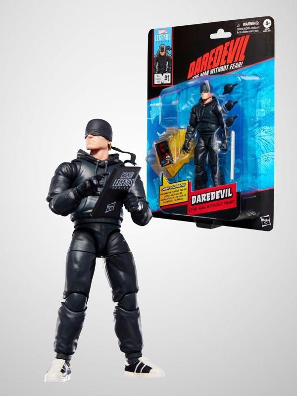 Marvel Legends Daredevil (The Man Without Fear Comics) Aksiyon Figürü, Çizgi Roman Aksesuarlı - Image 1